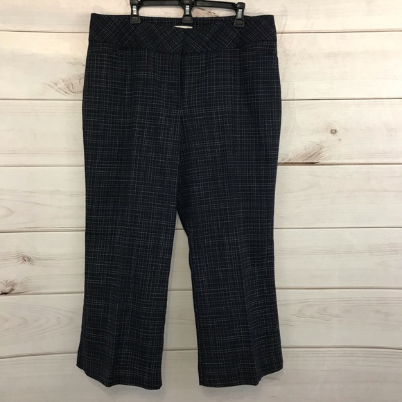 LOFT Pants - Ann Taylor LOFT Wide Leg Cropped Pants Sz 16 Curvy